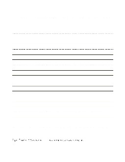 Large Dotted Lines (No Line for Name) Printing Worksheet