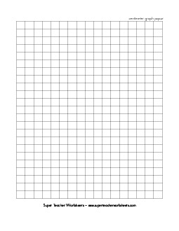 Square Centimeter Graph Paper Worksheet