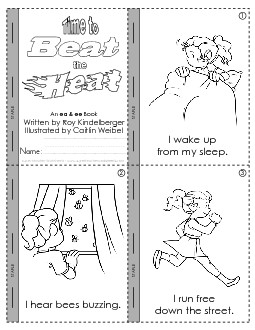 Beat the Heat (ea and ee) Minibooks Worksheet