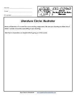 Lit. Circles: Illustrator Books Worksheet