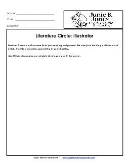 Lit. Circles: Illustrator Free Books Worksheet