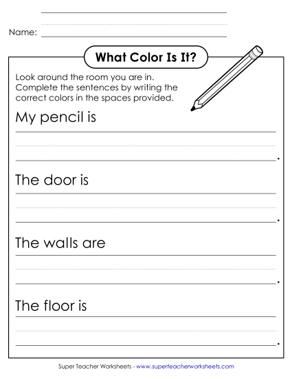 New What Color Is It?<br>Identifying Colors Worksheet New What Color Is It?<br>Identifying Colors Worksheet