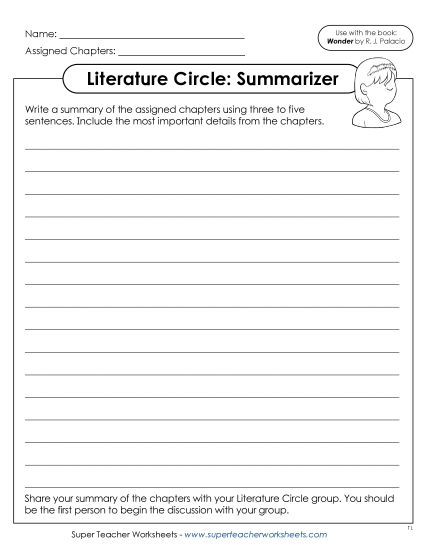 aLiterature Circle: Summarizer