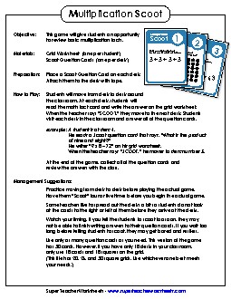 Multiplication (Basic) Worksheet