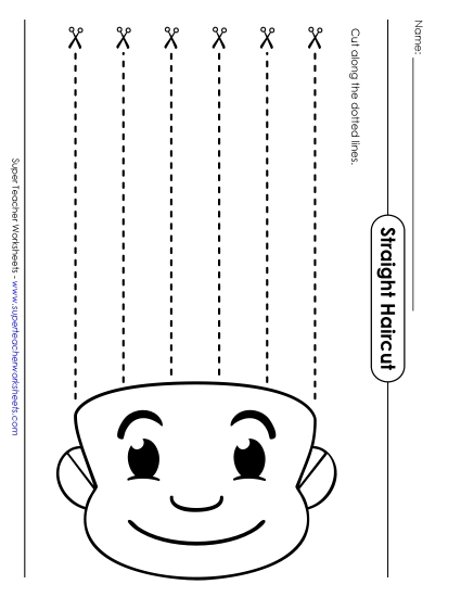 New Straight Haircut Worksheet New Straight Haircut Worksheet