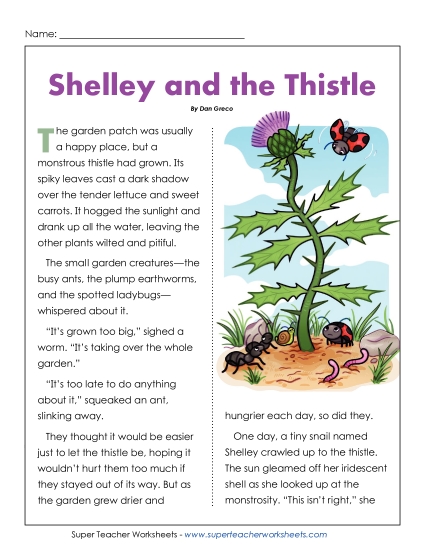 aShelley and the Thistle (Bravery)