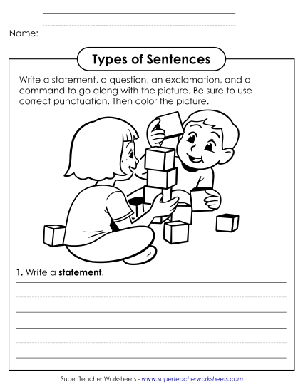 New Play Time Picture Prompt Worksheet New Play Time Picture Prompt Worksheet