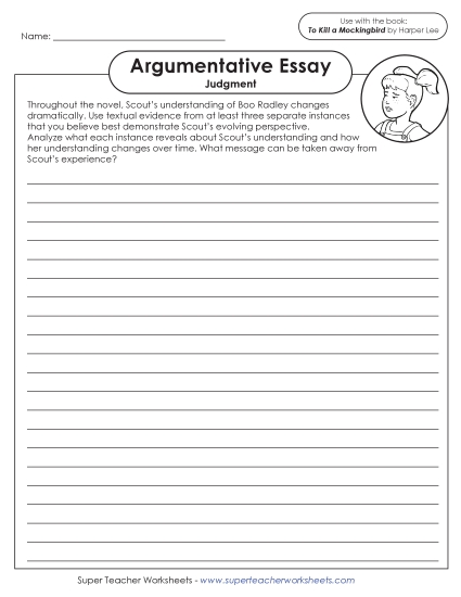 New Casting Judgement (Essay) Worksheet New Casting Judgement (Essay) Worksheet