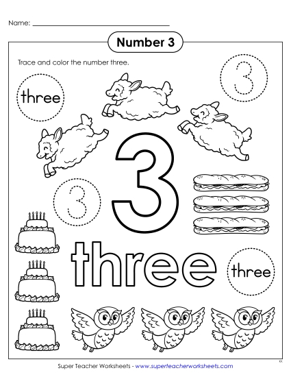 aColor & Trace: Number 3