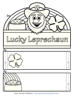 Leprechaun Crown Stpatrick Worksheet