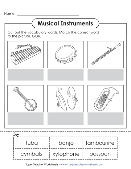 aInstrument Names Cut and Paste 2