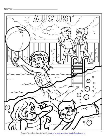 New August (Advanced) Worksheet