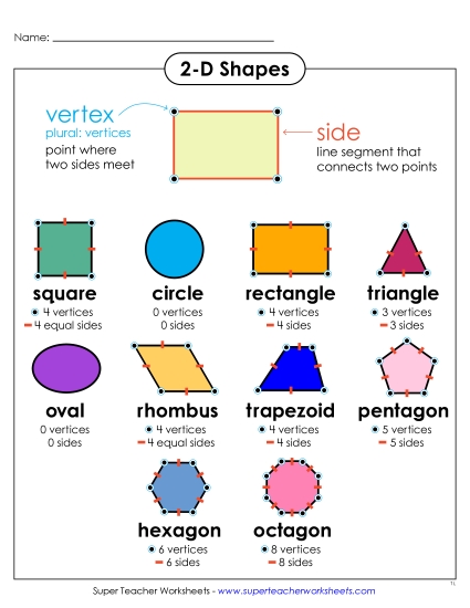 New Shapes Anchor Chart Worksheet New Shapes Anchor Chart Worksheet