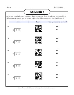 Division (Basic) Worksheet