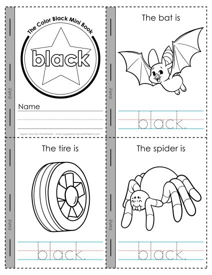 aThe Color Black Mini Book