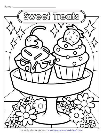 New Sweet Treats  Worksheet
