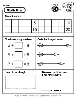 Math Buzz: Week 6 Worksheets 26 through 30  Daily Math Review Worksheet