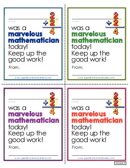 Marvelous Mathematician Note Teachingtools Worksheet