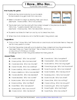 Fry: Level 5 Worksheet