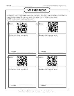 Subtraction (2-Digit Numbers) Free Worksheet