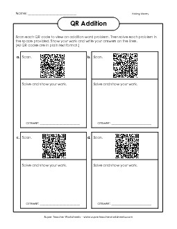 Addition (Money) Worksheet