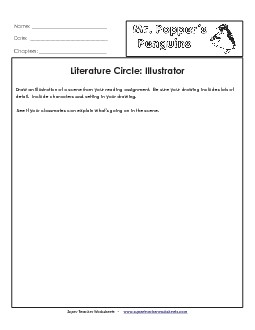 Lit. Circles: Illustrator Books Worksheet