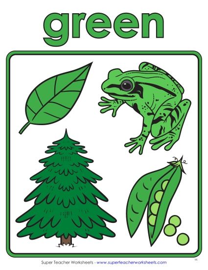 aCartoon Anchor Chart (Green)