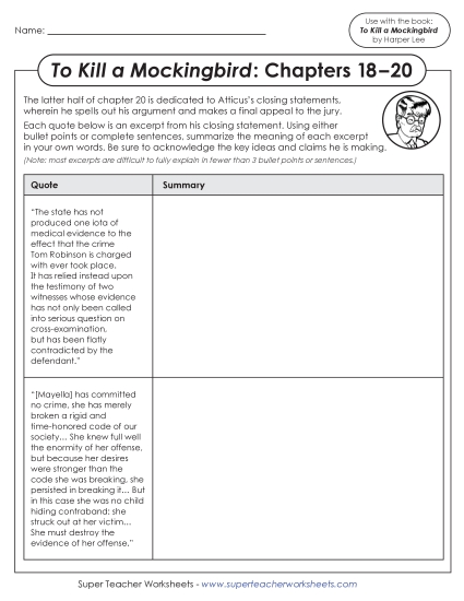 New Graphic Organizer: <br>Summarizing Closing Statement Quotes Worksheet New Graphic Organizer: <br>Summarizing Closing Statement Quotes Worksheet