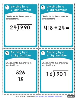 Long Division Worksheets Learning Tool