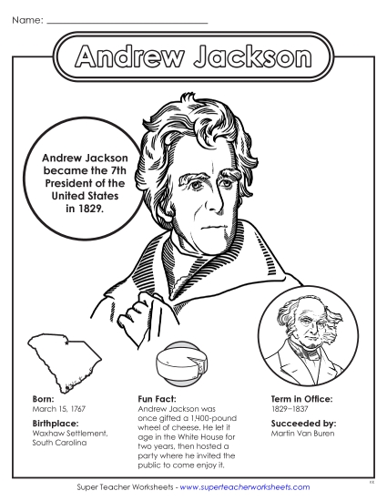 New Andrew Jackson Fact Sheet Worksheet New Andrew Jackson Fact Sheet Worksheet
