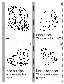 Christmas: My Little Christmas Book Worksheet