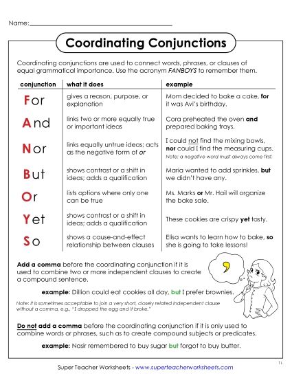 aFANBOYS with Commas Anchor Chart