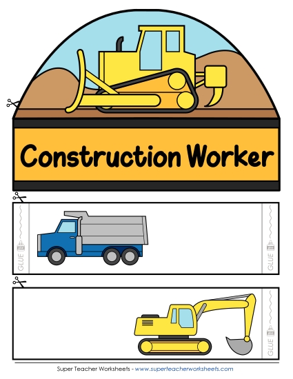 aConstruction Worker Hat (Full Color)