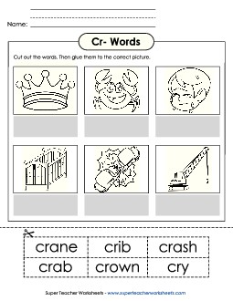 Phonics Brainstorm  Phonics Blends Worksheet