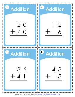 Addition: 2-Digit (No Regrouping) Worksheet