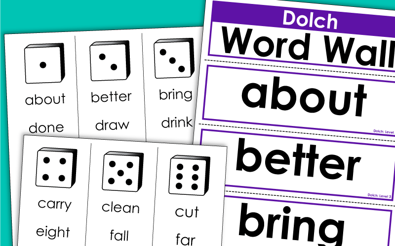 Dolch Sight Words Worksheets