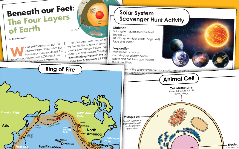 fifth grade science worksheets 5th Worksheets