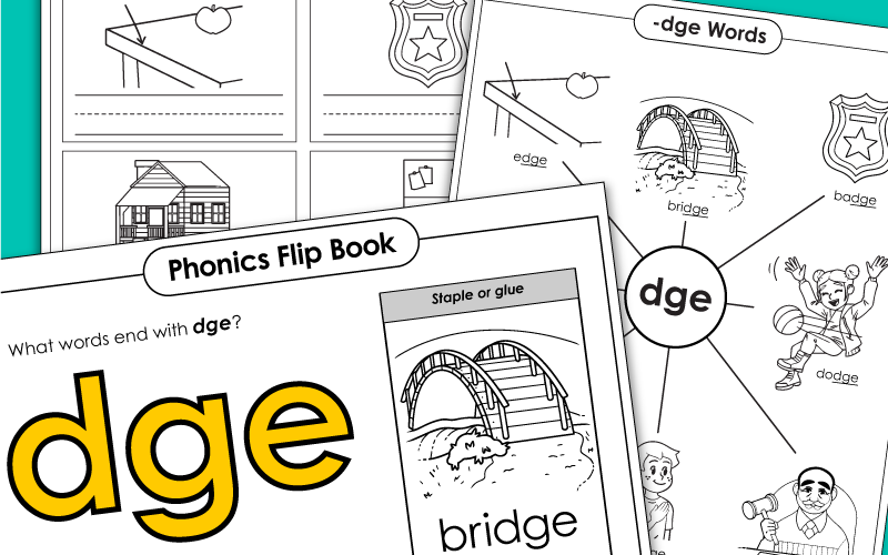 phonics dge Worksheets