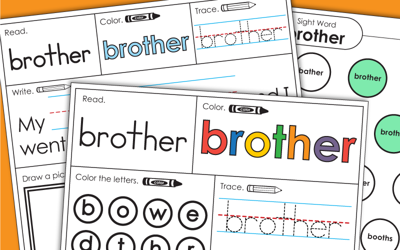 Sight Word: brother