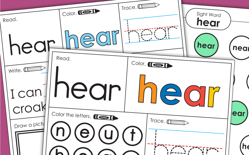 Sight Word: hear