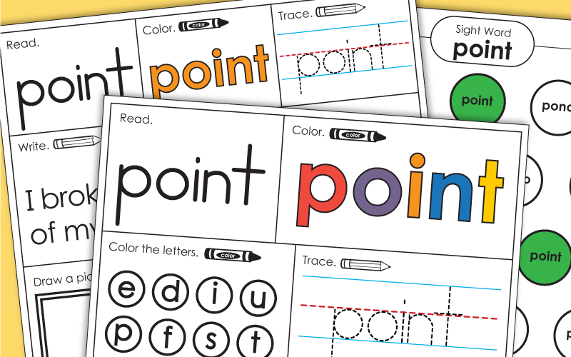 Sight Word: point