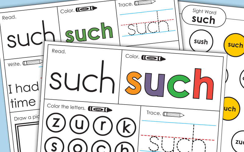 Sight Word: such