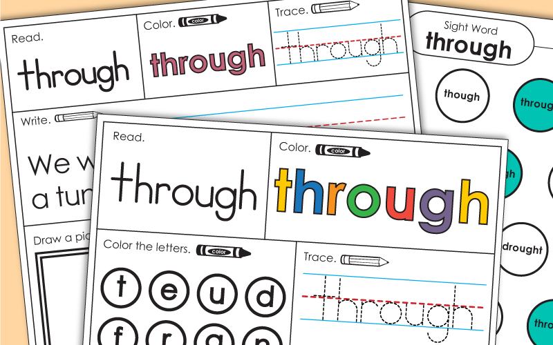 Sight Word: through