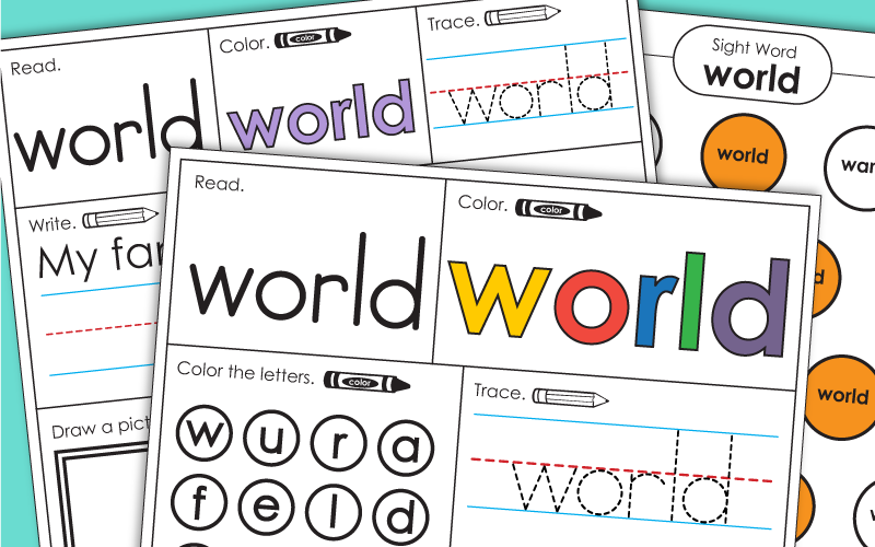 Sight Word: world