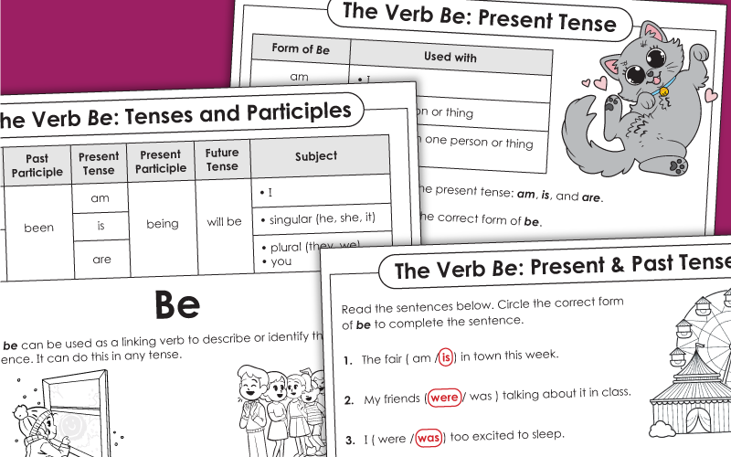 The Verb Be Worksheets