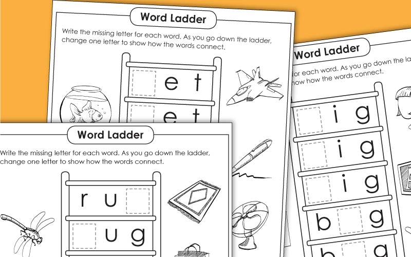 Word Ladder Worksheets