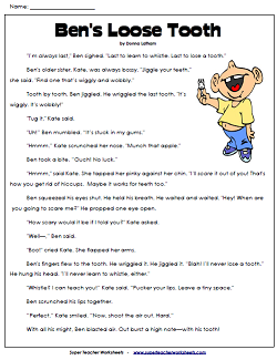 Imgs For > Comprehension Worksheets For Grade 1