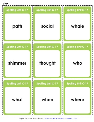 Third Grade Spelling Flashcards