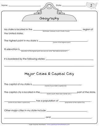 States and Capitals - Free Study Guide